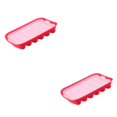 thumbnail image 2 of Cateissary Molde de silicona para salchichas, 6 cavidades, molde antiadherente para sartén de chocolate para dulces de hielo, para hornear, rojo Rojo 2piezas, 2 of 6