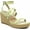 Pale Lime, variant on Vionic Sabina Women's Adjustable Strap Wedge Sandal