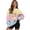Capybara Ballerina Rainbow, variant on Oversized Sweater, Clover Pattern Design Round Neck Crew Neck Polyester Pullover for Party Daily Wear Office, Size 3XL