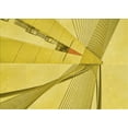 thumbnail image 1 of Ahgly Company Indoor Rectangle Patterned Banana Yellow Area Rugs, 5' x 8', 1 of 6