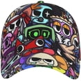 thumbnail image 2 of Dandys World Cap Printed Adjustable Baseball Hat Fan Cap for Men Women, 2 of 6