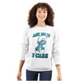 thumbnail image 3 of Grouchy Smurf Ask Me If I Care Grump Unisex Plus Size Sweatshirt Brisco Brands 3X, 3 of 5