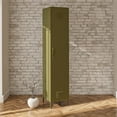 thumbnail image 3 of Ameriwood Home Bentley Single Metal Locker Cabinet, Olive Green, 3 of 8