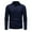 Navy, variant on ZRGHAOYLQ Mens Knit Shirt Long Sleeve Quarter Zip Pullover Big and Tall Stand Collar Shirts Solid Color Plus Size Shirt Tops