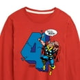 thumbnail image 3 of Marvel Thor - Birthday Four - Toddler and Youth Long Sleeve Graphic T-Shirt, 3 of 5