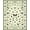 Ivory, Pattern 1, variant on Flatwoven High Traffic Area Rug, Botanical Garden Insect Motif Design, Non Slip, Stain Resistant, Washable Area Rugs for Living Room, Bedroom(Ivory, 4X6)