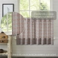 thumbnail image 2 of VHC Brands Kaila Country Cottage Vintage Floral Kitchen Curtain Tier Set of 2 36Lx36W, 2 of 6