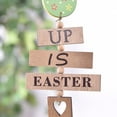 thumbnail image 4 of JeashCHAT Happy Easter Bunny Door-Sign Wreath Decorations - Wooden Easter Spring Welcome Sign Hanging Chick Wreath Front Door Home Wall Window Outdoor Indoor Porch Decor, 4 of 7