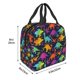 thumbnail image 3 of Disketp Colorful Dinosaur Bolsa Térmica para Almuerzo para Hombre y Mujer, Ideal para Trabajo, Senderismo y Picnic, 3 of 8
