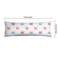 thumbnail image 6 of Long Body Pillow Cover – Soft & Breathable, Hidden Zipper, 20"x54", Cute Cat & Paw Print – Perfect Gift for Cat Lovers, Side Sleepers, Pregnancy Support, Pet-Themed Decor, 6 of 7