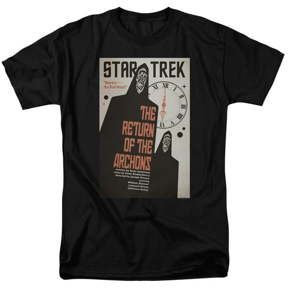 Star Trek Tos Episode 21 Adult 18/1 T-Shirt Black