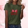 thumbnail image 2 of RXMEKW Chemises à Manches Courtes pour Femmes, T-Shirts Décontractés Imprimés à Col Rond pour Femmes, 2 of 8