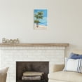 thumbnail image 2 of Stupell Industries Palm Trees Beach Landscape Nature Painting Unframed Art Print Wall Art, 10 x 15, 2 of 6