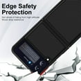 thumbnail image 6 of SaniMore Case for Samsung Galaxy Z Flip 3 6.7" 2021, Carbon Fibre Back Slim Shcokproof Anti-scratch 360°All-around Protective Drop Resistant Case for Samsung  Galaxy Z Flip 3, Gold, 6 of 6