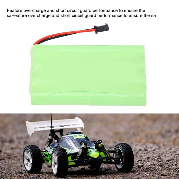 Batería De Litio 9.6V 2400mAh Para Coches RC – Protección Contra Sobrecarga, Compatible Con Coches, Barcos Y Camiones, Duradera Y De Alto Rendimiento