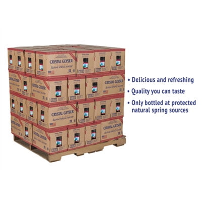 Alpine Spring Water, 1 Gal Bottle, 6 Case, 48 Cases Pallet, Sold as 1 Pallet by Crystal Geyser