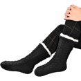 thumbnail image 4 of 2 pares de calcetines cálidos de pantuflas para mujer, calcetines peludos de Navidad, calcetines antideslizantes con forro polar esquí esquí Gafas de esquí, 4 of 5