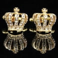 thumbnail image 1 of Gemelos de Corona Vintage Hugo de Cristal para Hombre, 1 of 10