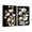 Black White, variant on CCWACPP 2 Piece Flower Canvas Wall Art White and Gold Wall Decor 3D Relief Floral Painting Prints Floral Butterfly Textured Artwork Abstract Home Decor Framed (11.00" x 14.00" x 2PCS)