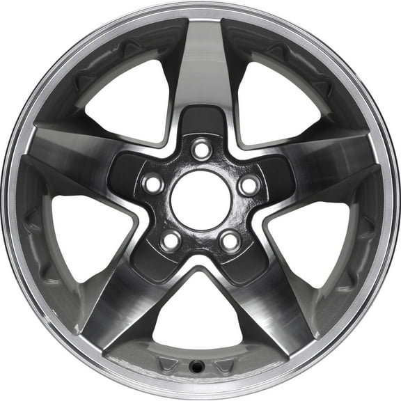 Aluminum Wheel Rim 16 Inch for Chevy S-10 Pickup 2001-2004 5 Lug 120.65mm 5 Spoke