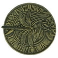 thumbnail image 6 of Zeckos Green Cast Iron Dragonfly Sundial Decorative Garden Art 21 inch, 6 of 7