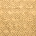 thumbnail image 1 of Ahgly Company Indoor Square Abstract Brown Modern Area Rugs, 6' Square, 1 of 4