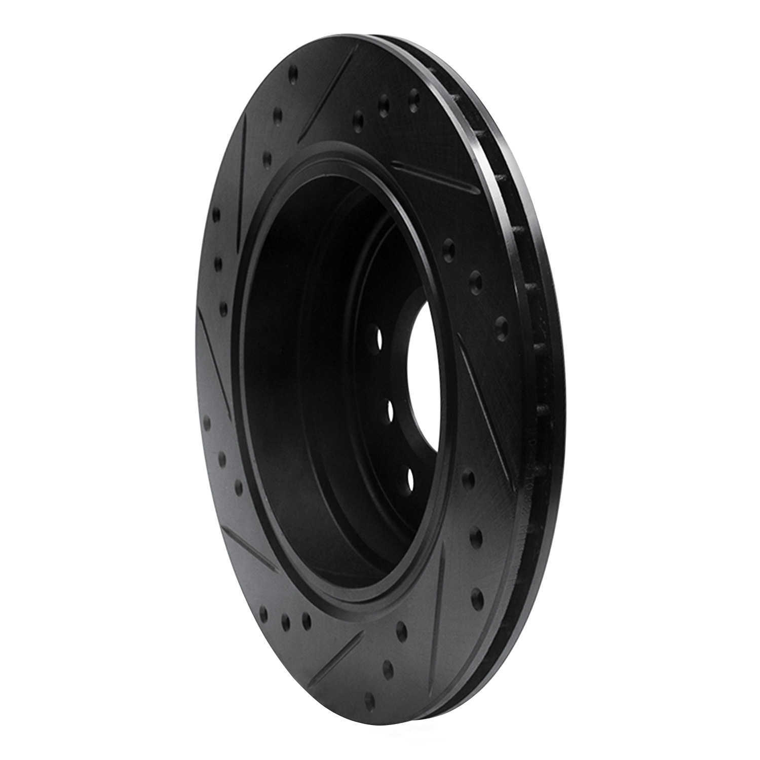 Dynamic Friction Company 633-31032R DFC Brake Rotor - Drilled And Slotted - Black