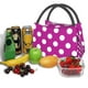 thumbnail image 3 of Balery Purlpe And White Polka Dot Bolsa de Aislamiento Portátil – Bolsa de Almuerzo con Forro de Aluminio Mejorado, Funda Impermeable y Fácil de Limpiar para Picnic y Caja de Almuerzo, 3 of 6