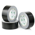 thumbnail image 4 of BOMEI PACK Black Duct Tape,1.89 in. x 35y,3 Pack,Waterproof,Tear by Hand, 4 of 6