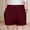 Wine, variant on SNKSDGM Pants for Girls 7-8 Size Girls Summer Linen Shorts Kids Casual Drawstring Elastic Waist Beach Short Pants with Pockets 13-14 Years