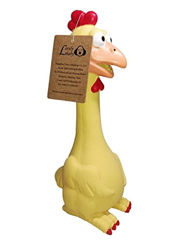 soft chicken dog toy