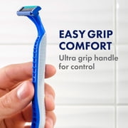 Gillette Sensor3 Simple, Men's Disposable Shaving Razors, 12 Count