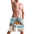 thumbnail image 5 of Flying Turtle Small Size Men's Quick Dry Beach Shorts with Mesh Lining, Lightweight, 5 of 8