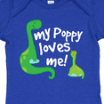 thumbnail image 4 of Inktastic My Poppy Grandpa Loves Me Boys Baby Bodysuit, 4 of 5