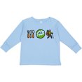 thumbnail image 3 of Inktastic Hiking Eat Sleep Hike Boys or Girls Long Sleeve Toddler T-Shirt, 3 of 5
