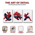 thumbnail image 4 of Spiderman 6 Canvas Wall Art by DreamController Set of 3 - 16x24 inches Wall Decor | HD Printed & Wooden framed wall art | Modern Wall Decor for Bedroom, Living Room, Office, Kids Room | Made in USA, 4 of 5