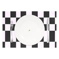 thumbnail image 2 of Ryvnso Placemats Set of 4 Checkered Print Dining Mats Heat-Resistant Non-Slip Washable Table Mat, 2 of 8