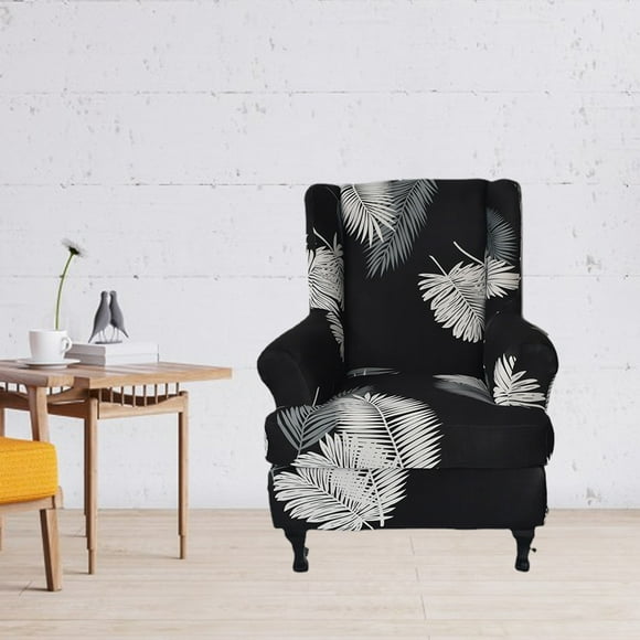 Ampiyan Christmas Club Chair Slipcover Stretch Barrel Chair Covers Printed Soft Spandex Armchair Cover Removable