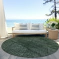 thumbnail image 6 of Addison Rugs Chantille Indoor/Outdoor Transitional Geometric Fern Washable Round Rug, 8' x 8', 6 of 6