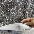 thumbnail image 6 of Sequin Tops for Women 2026 Summer Y2k Short Sleeve Crewneck Loose Sparkle Tshirt Blouse Night out Top Clubwear, 6 of 9