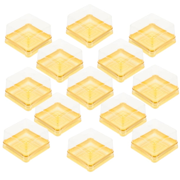 50 cajas individuales para cupcakes, recipientes para pasteles, suministros para hornear