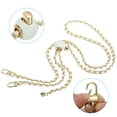 thumbnail image 3 of Uxcell 55 Inch Purse Chain Strap, Adjustable Handbag Chains Shoulder CrossBody Replacement for Bags, White/Light Gold, 3 of 6