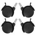 thumbnail image 2 of 4pcs Clothes Rack Casters Replacement Heavy Duty Wheels Accessories Laundry Rack Caster Wheels Clothes Hanger Rack Caster Wheel Replacement Wheels, 2 of 4