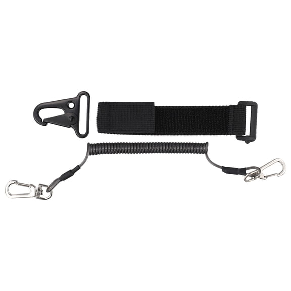 Fishing Rod Carry Belt With Rope Spiral Cord Butt Belt Rod Drop Prevention 1Rod Tether 1Rope Fangkenuo