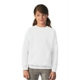 thumbnail image 2 of Youth Sweatshirts for Girls Teen Fashion Sweatshirt for Boys Plain Casual Pullover Sweater Size 6-8 10-12 14-16 18-20 - S M L XL - Age 6 to 20 Years Old White Kids Sweatshirt School Uniform, 2 of 3