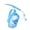 Blue, variant on Adjustable Dry Snorkels Set with Diving Mask and Soft Silicones Seal Dry Snorkels Diving Goggles for Swimming Pool Use