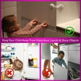 thumbnail image 4 of Child Safety Strap Locks for Fridge, Cabinets, Drawers, Dishwasher, Toilet, 3M Adhesive No Drilling, 4 of 7