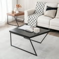 thumbnail image 3 of Costway Table Gigogne Moderne Ensemble de 2 Tables d'Appoint Empilables pour Salon, 3 of 10