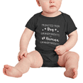 thumbnail image 2 of Pregnancy Announcement:Promoted From Dog Grandparents To Human Grandparents Baby Boy Girl Bodysuits, 2 of 5