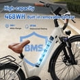 thumbnail image 2 of YareYi Electric Bike for Adults 26”, 500W Rated Motor Ebike for Woman, 468Wh Removable Battery, 7 Speed Step-thru Electric Bicycle with Rear Shelf UL2849, 2 of 8